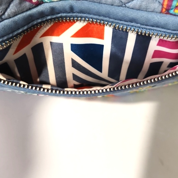 Vera Bradley Iconic Triple Zip Hipster Painted Southwest Crossbody Swingpack - Picture 8 of 10